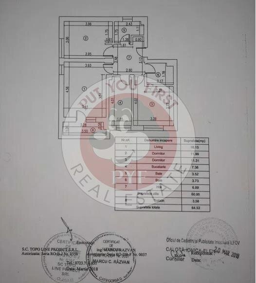 Militari Residence | Apartament 3 camere | Decomandat | 65mp | B10674